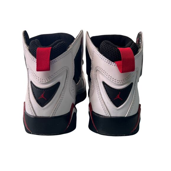 Air Jordan True Flight 343795-100 Black White Red Size 5Y (W 6.5 / M 5) - Picture 4 of 11